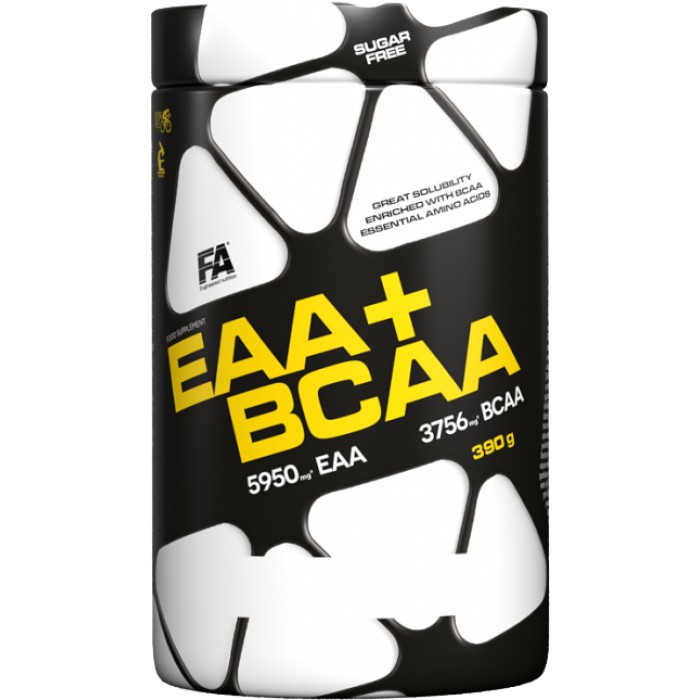 FA Nutrition - EAA + BCAA / Essential Amino Acids + Branched-Chained Amino Acids / 390гр.